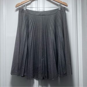 Theory Gray A-Line Skirt